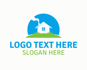 Home Improvement - Home Lawn Service logo design