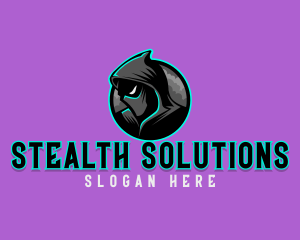 Stealth - Gamer Assassin Ninja logo design