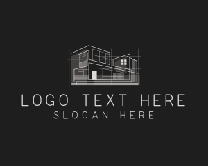 Draftsman - Engineering House Builder logo design