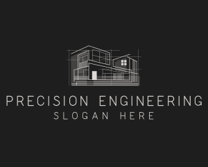 Engineering - Engineering House Builder logo design