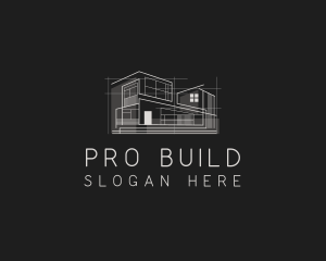 Engineering House Builder logo design