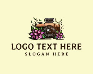 Videography - Floral Camera Studio logo design