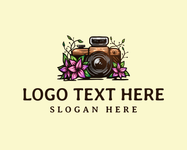 Videography - Floral Camera Studio logo design