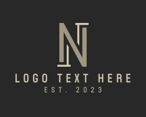 Financial - Startup Industrial Company Letter N logo design