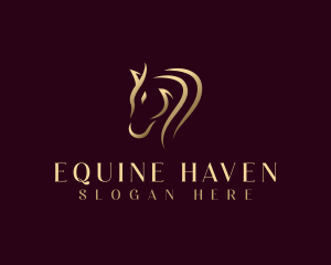 Luxury Equine Horse logo design