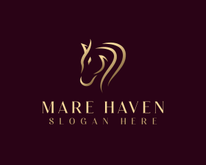 Mare - Luxury Equine Horse logo design