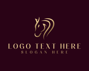 Luxury Equine Horse Logo