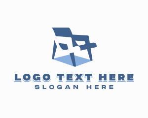 Home Staging - Accent Chair Decor logo design