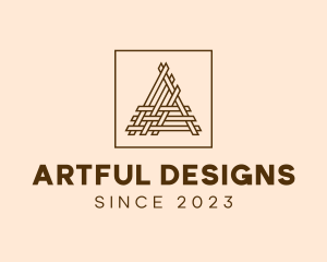 Woven Textile Fabric logo design