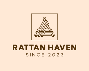 Rattan - Woven Textile Fabric logo design