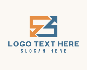 Letter Z - Marketing Arrow Letter Z logo design