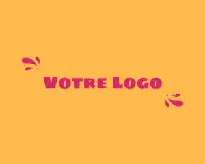 Cartoon Children Clothing  Logo
