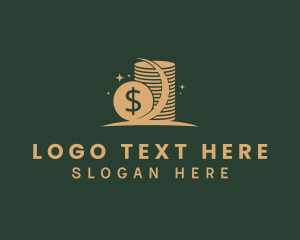 Coin Dollar Accounting logo design