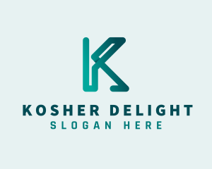 Generic Modern Business Letter K logo design