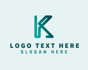 Modern - Generic Modern Business Letter K logo design