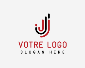 Office - Modern Studio Letter J logo design