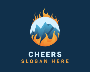 Industry - Hot & Cold Mountain logo design