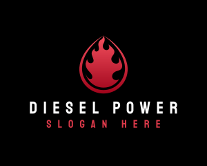 Diesel - Diesel Gas Fire logo design