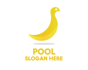 Yellow Banana Bird Logo