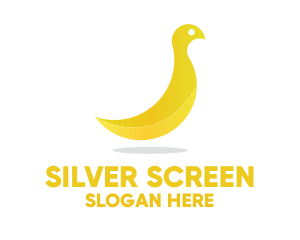 Yellow Banana Bird Logo