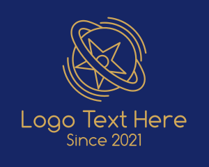Tarot - Gold Star Planet logo design