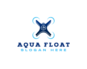 Floating - Drone Film Maker logo design