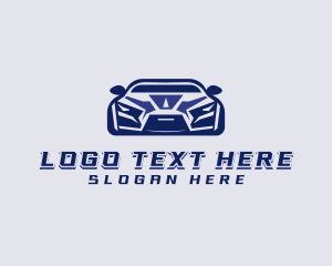 Sports Car - Motorsport Racing Vehicle logo design