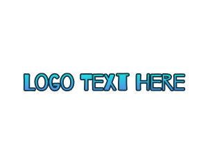 Random - Funky & Comic Wordmark logo design
