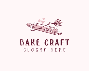 Baker Rolling Pin  logo design