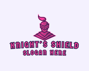 Knight - Knight Helmet Gamer logo design