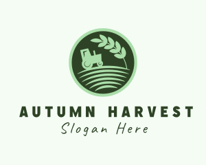 Agri Farm Tractor logo design