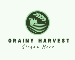 Agri Farm Tractor logo design