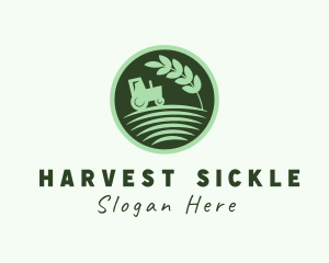 Agri Farm Tractor logo design