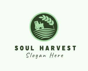 Agri Farm Tractor logo design