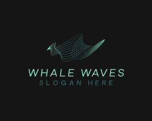 Green Waves Software logo design