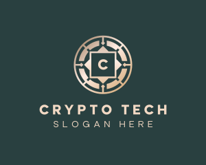 Cryptocurrency - Fintech Cryptocurrency logo design