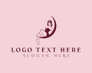 Lady - Woman Fashion Salon logo design