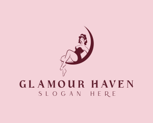 Woman Fashion Salon logo design