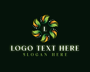 Plant - Eco Herb Leaf logo design