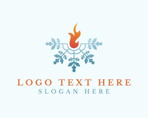 Energy - Ice Fire Snow logo design