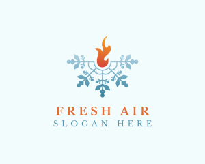 Ice Fire Snow logo design