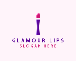 Lipstick - Lipstick Beauty Letter I logo design