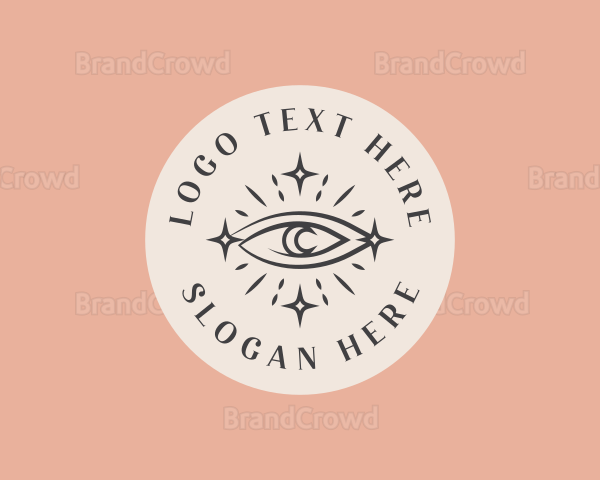 Mystical Bohemian Eye Logo