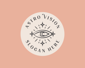 Mystical Bohemian Eye logo design