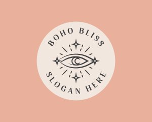 Mystical Bohemian Eye logo design