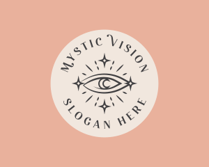 Mystical Bohemian Eye logo design