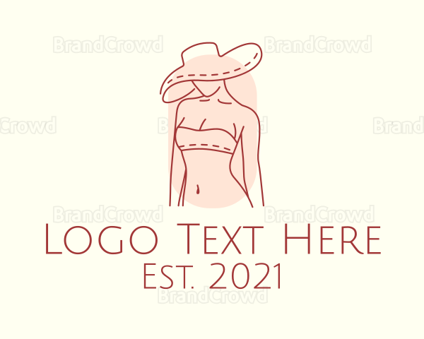 Beachwear Woman Apparel Logo