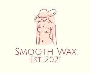 Beachwear Woman Apparel  logo design