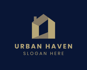 Urban Housing Estate logo design