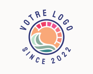 Surf - Seaside Beach Resort logo design